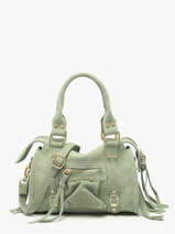 Sac Bandouli�re Velvet Cuir Milano Vert velvet VE24092O