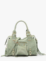 Sac Bandouli�re Velvet Cuir Milano Vert velvet VE24093O