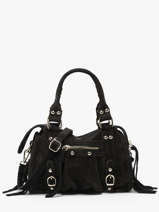 Crossbody Bag Velvet Leather Milano Black velvet VE24093O