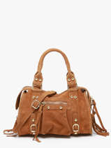 Sac Bandouli�re Velvet Cuir Milano Marron velvet VE24093O