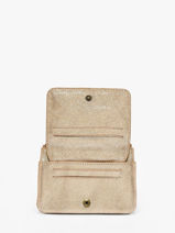 Porte-monnaie Vintage Cuir Mila louise Beige vintage 3853X-vue-porte