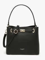 Sac Port� �paule Saffiano David jones Noir saffiano CM6829