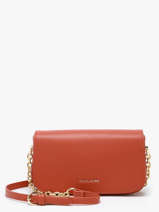 Sac Bandouli�re Saffiano David jones Orange saffiano CM8419