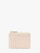 Coin Purse With Card Holder Saffiano David jones Beige saffiano 2