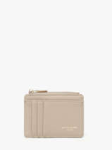 Coin Purse With Card Holder Saffiano David jones Brown saffiano 2