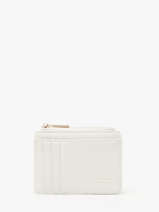 Coin Purse With Card Holder Saffiano David jones White saffiano 2