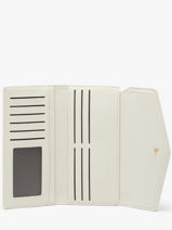 Wallet Saffiano David jones White saffiano P164-vue-porte