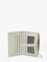 Wallet Saffiano David jones Blue saffiano P163-vue-porte