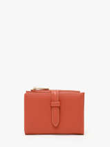 Portefeuille Saffiano David jones Orange saffiano P163