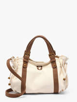 Crossbody Bag Canvas Cotton Gerard darel White canvas DDS67450