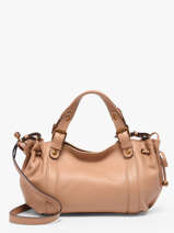 Sac Bandouli�re Icone Cuir Gerard darel Beige icone DDS73410