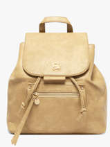 Backpack Lulu castagnette Beige bride ALEXIANE