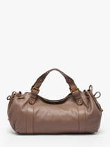 Shoulder Bag Icone Leather Gerard darel Brown icone DDS01410