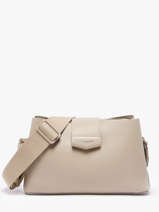 Shoulder Bag City Polyurethane David jones Beige city CM8303