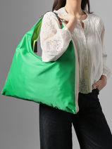 Longchamp Re-play nylon Besaces Vert-vue-porte
