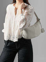 Sac Hobo Zipp� M Victoire Cuir Lancel Blanc victoire A13993-vue-porte