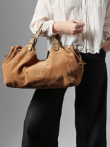 Shoulder Bag Chiara Leather Gerard darel Yellow chiara DBS84407-vue-porte