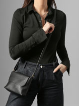 Sac Bandouli�re Soft Mandoline Noir soft MD1309-vue-porte