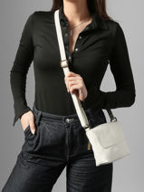 Sac Bandouli�re Soft Miniprix Blanc soft MD1309-vue-porte