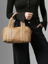 Satchel Brodery Miniprix Brown brodery 19671-vue-porte