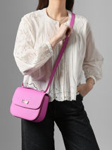 Sac Bandouli�re Penelope Cuir Nathan baume Rose odyssey 1-vue-porte