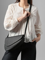 Sac Bandouli�re Sunny Cuir Nathan baume Noir n city 6-vue-porte