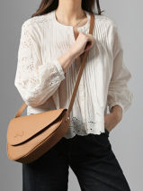 Leather Sunny Crossbody Bag Nathan baume Brown n city 6-vue-porte