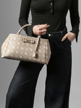 Satchel Carrie Logo Guess Beige carrie logo GP989806-vue-porte