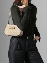Sac Port� �paule Carrie Logo Guess Beige carrie logo GP989818-vue-porte