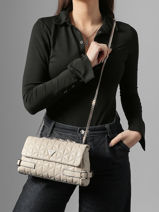 Shoulder Bag Paisleigh Guess Beige paisleigh QG988321-vue-porte