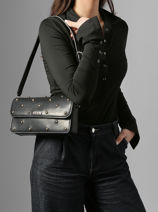 Shoulder Bag Sadie Guess Black sadie VG811819-vue-porte