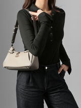 Sac Port� �paule Noelle Guess Gris noelle BG783318-vue-porte