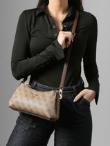 Sac Bandouli�re Noelle Guess Marron noelle BG967273-vue-porte