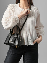 Crossbody Bag Love Bag Icon Leather Pinko Black love bag icon 5333A0QO-vue-porte