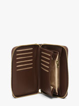 Portefeuille Jara Ted lapidus Marron jara TLMQ1503-vue-porte