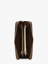 Wallet Jara Ted lapidus Brown jara TLMQ1501-vue-porte