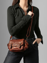 Shoulder Bag Heritage Leather Biba Brown heritage GAD4L-vue-porte