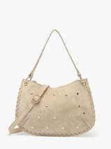 Sac Port� �paule Velvet Milano Beige velvet VE25116