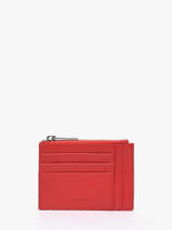 Portefeuille Paris Cuir Lancaster Rouge paris pm 22