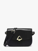 Shoulder Bag Paris Philos Leather Lancaster Black paris philos 81