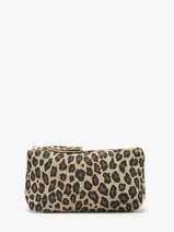 Trousse Velvet Leopardo Cuir Milano Beige velvet leopardo VL22114