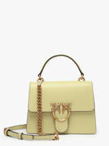 Satchel Love Bag Icon Leather Pinko Green love bag icon A0F1