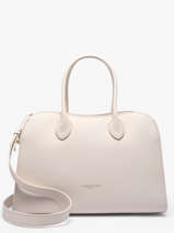 Satchel Donna Hopper Leather Lancaster White donna hopper 121