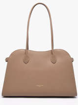Sac Port� �paule Donna Hopper Cuir Lancaster Beige donna hopper 122