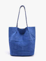 Shoulder Bag Brianna Leather Pieces Blue brianna 17163617