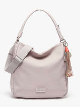 Shoulder Bag Grigri Polyurethane David jones Violet grigri CM8384