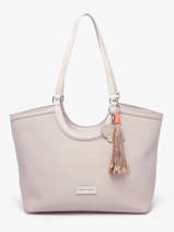 Sac Port� �paule Grigri Polyurethane David jones Violet grigri CM8380