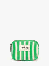 Porte-monnaie Hindbag Vert rayures RA