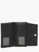 Wallet With Coin Purse Grained Flora & co Black grained F5039-vue-porte