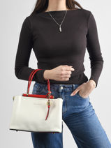 Small Azalie Satchel Ted lapidus Multicolor azalie TLHF9583-vue-porte